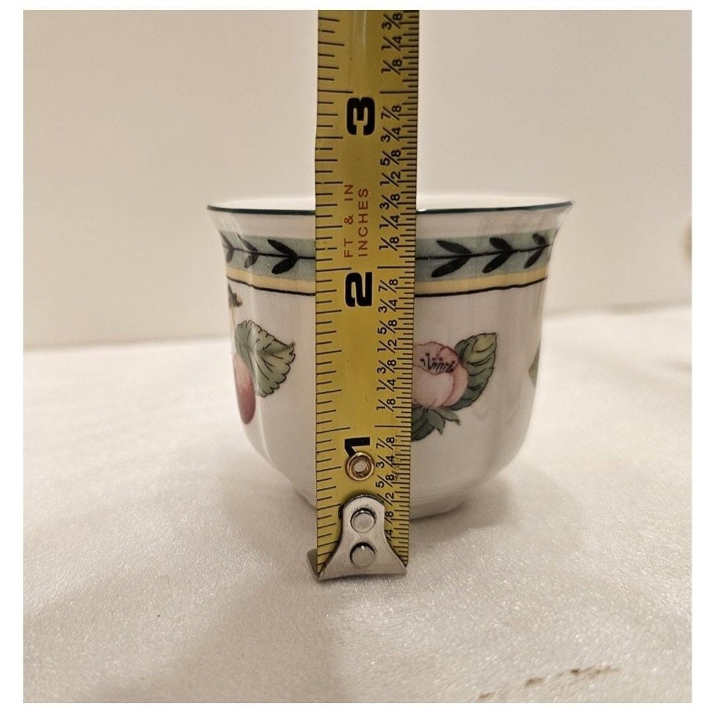 Villeroy & Boch Cascara Fruit Demitasse Espresso Cup Set Of 7 - Picture 6 of 8
